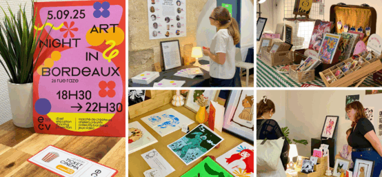 Visuels Art Night ECV Bdx