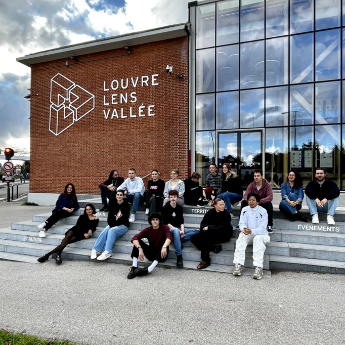 Restitution du workshop design Louvre Lens Erasmus à l’ECV Lille.