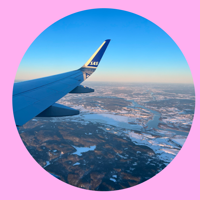 Vol de Lille à Oslo pour un semestre en Erasmus à Oslo en Norvège