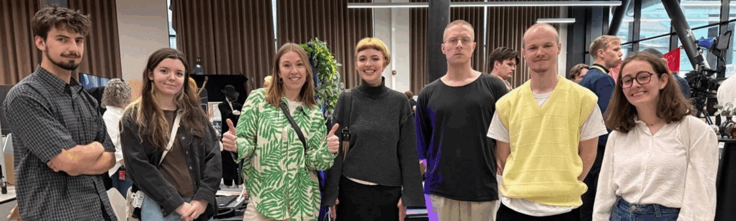 Johanna et d’autres étudiant·es Erasmus à Oslo – ECV Lille – semestre 2024/2025