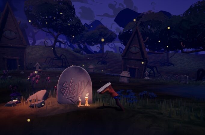 scène d'un niveau du jeu clanky skelly de l'ECV Paris