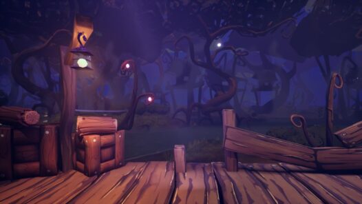 scène du troisième niveau du jeu clanky skelly de l'ECV Paris