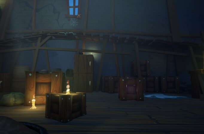 scène d'un niveau du jeu clanky skelly